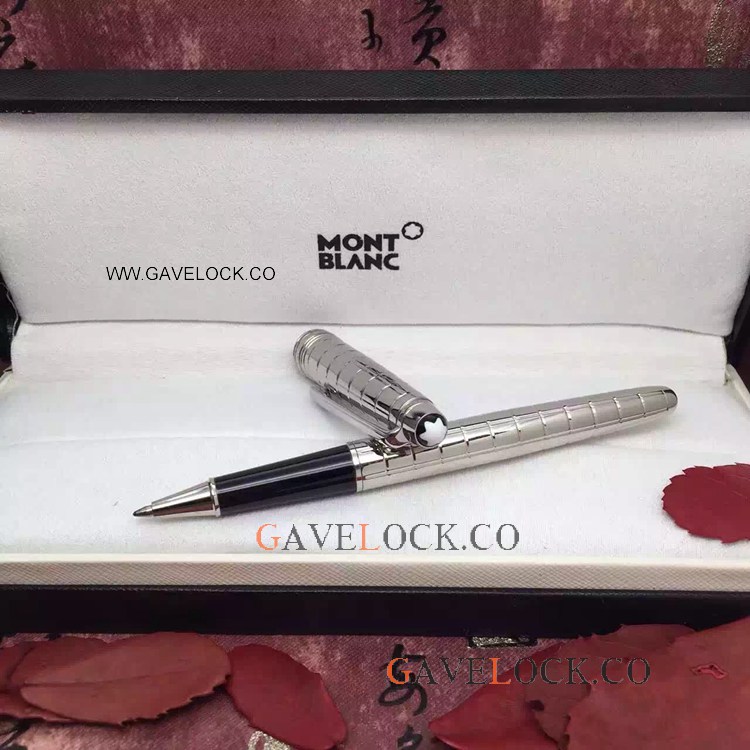 Replica Mont blanc Meisterstuck Stainless Steel Rollerball Pen AAA